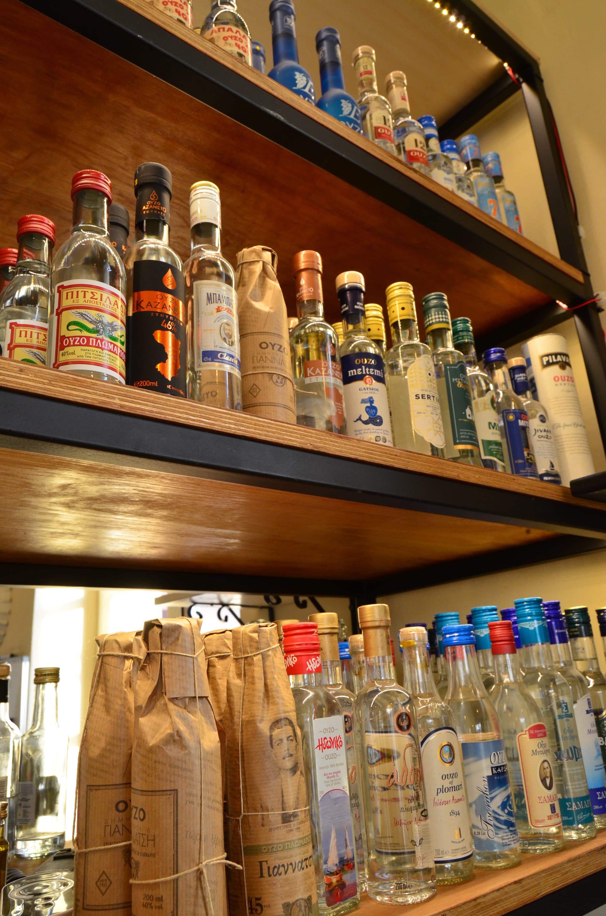 Spirits and bottles collection