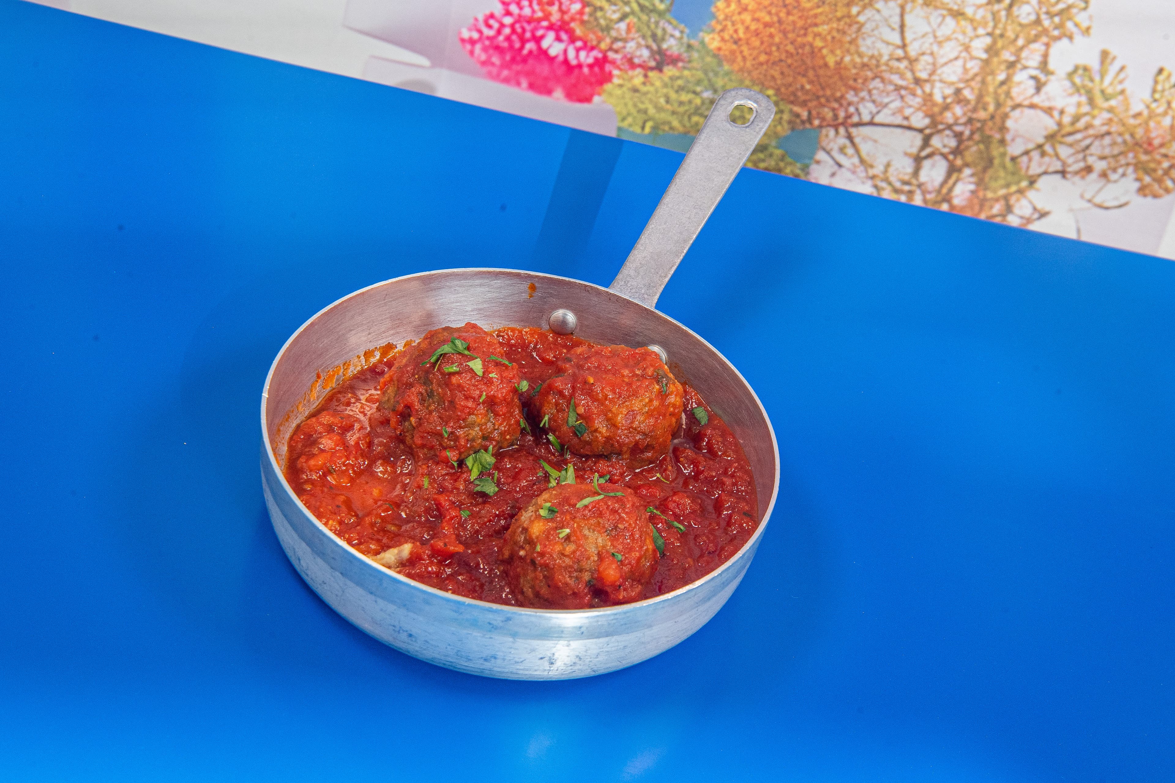 Keftedakia — Meatballs in Tomato Sauce